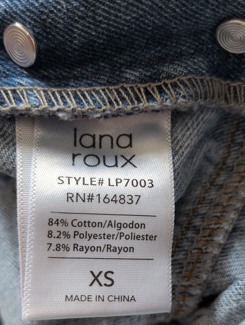 Lana Roux 90s Retro Dungaree Utility Cargo Denim Overalls XS - Picture 11 of 16